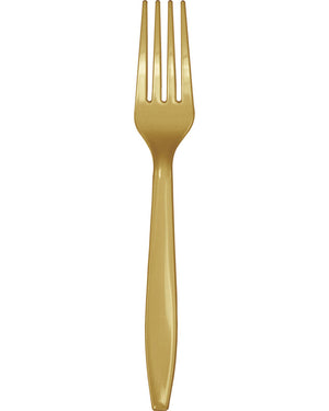 Glittering Gold Premium Forks Pack of 24