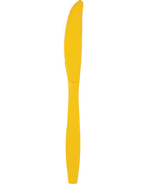 School Bus Yellow Premium Knives Pack of 24