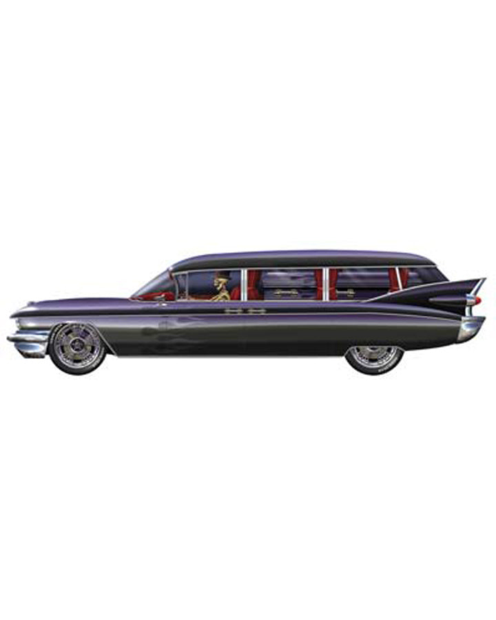 Haunted Hearse Cutout 1.8m