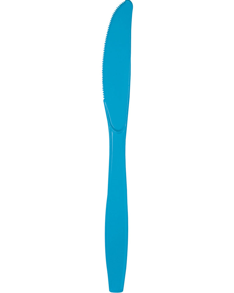 Turquoise Premium Knives Pack of 24