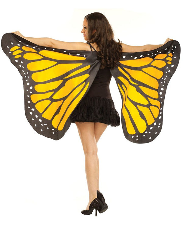 Orange Soft Womens Butterfly Wings