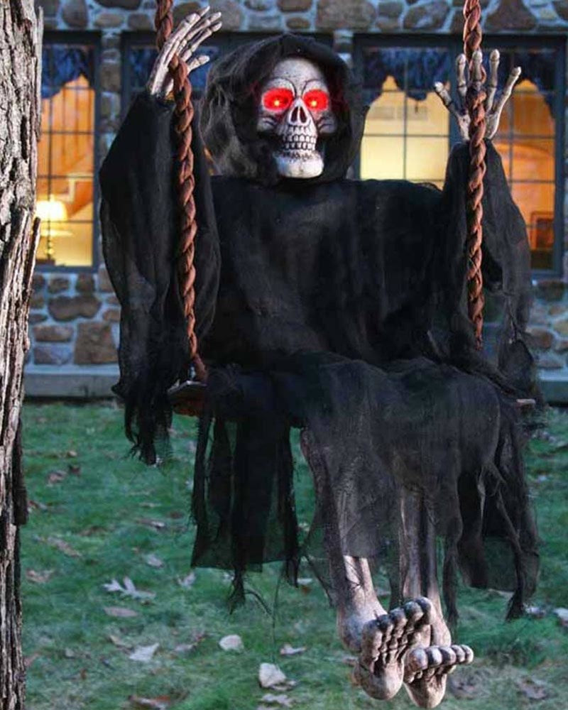 Light Up Swinging Dead Reaper 91cm