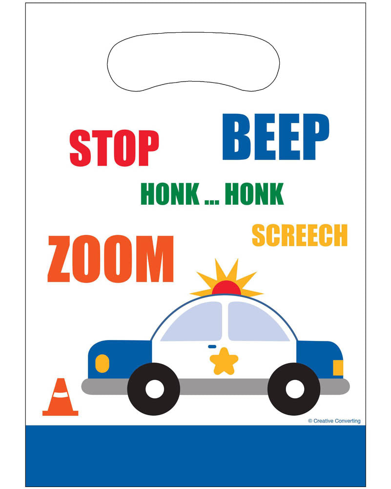 Traffic Jam Lolly Bags Pack of 8
