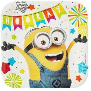 Despicable Me 23cm Paper Plates Pack of 8