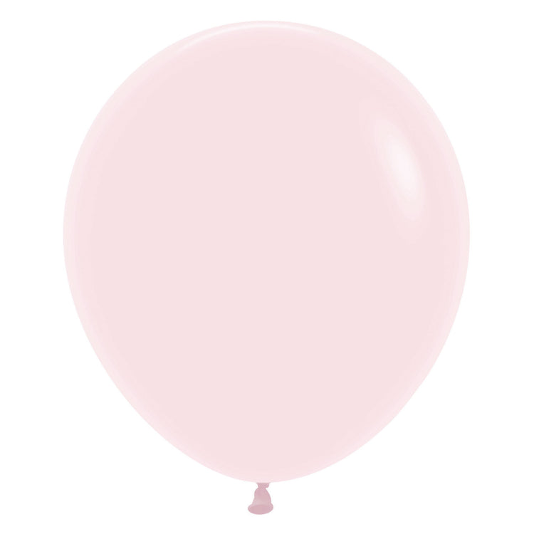 Sempertex 45cm Pastel Matte Pink Latex Balloons 609, 6PK Pack of 6