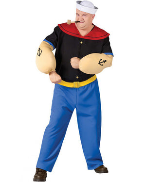 Popeye Mens Plus Size Costume