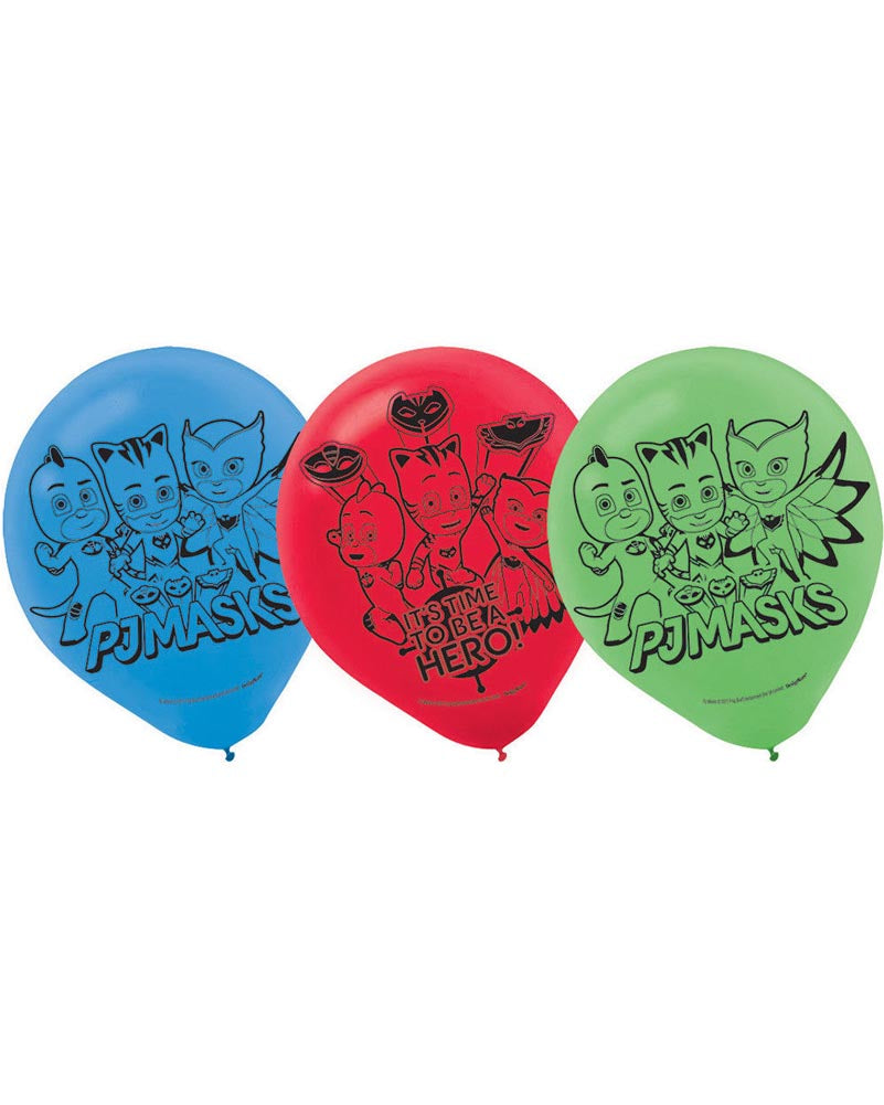 PJ Masks Balloons Pack of 6