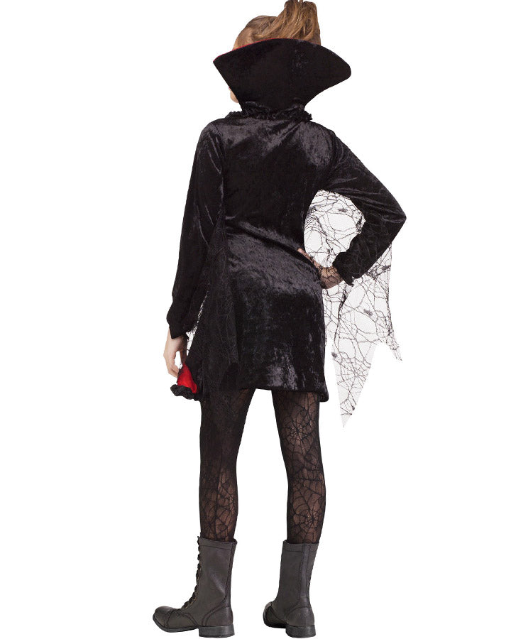 Lace Vampiress Girls Costume
