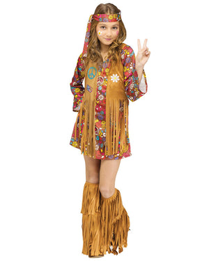 60s Peace and Love Hippie Girls Costume
