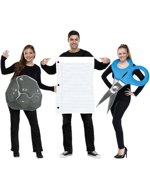 Rock Paper Scissors Group Costume