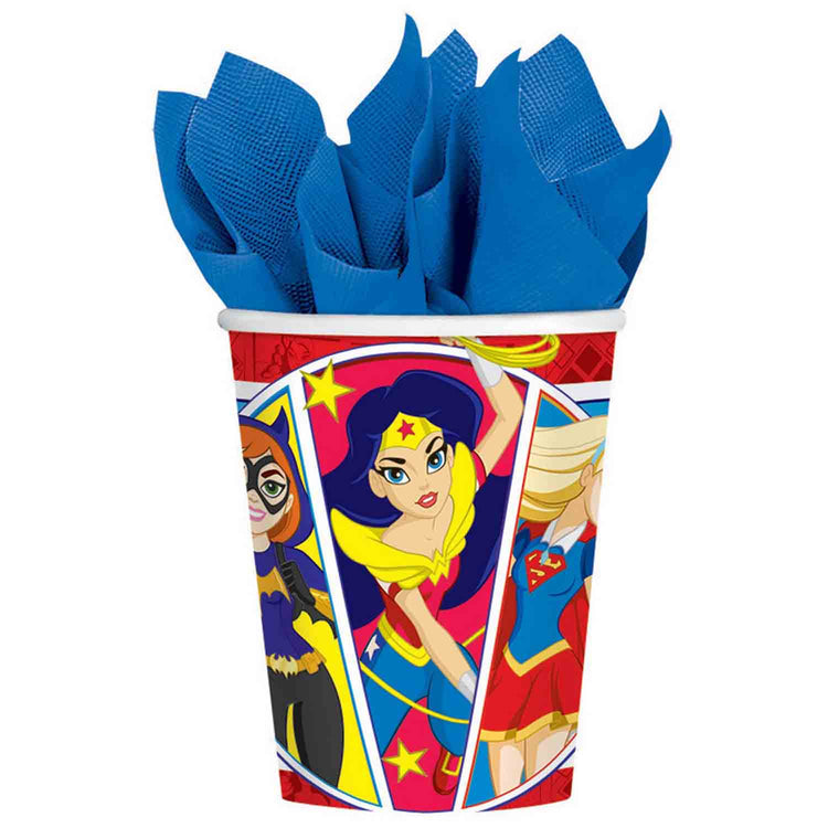 DC Super Hero Girls 266ml Party Cups Pack of 8