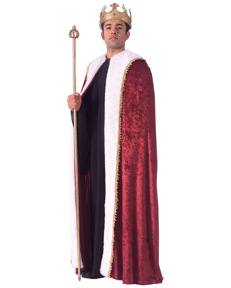 Kings Burgundy Velvet Robe