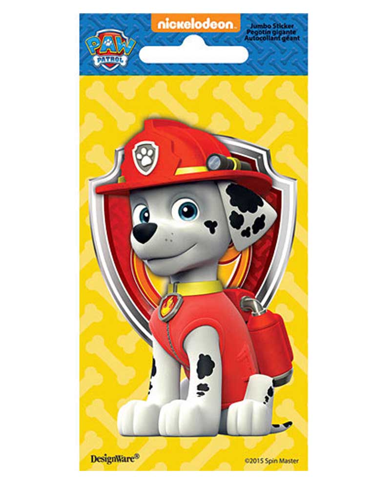Paw Patrol Marshal Jumbo Sticker Pack of 6