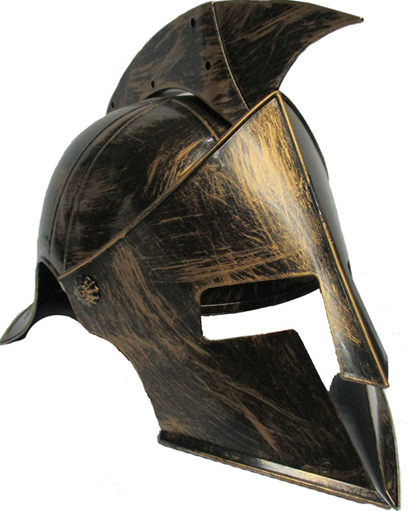 Bronzed Roman Helmet