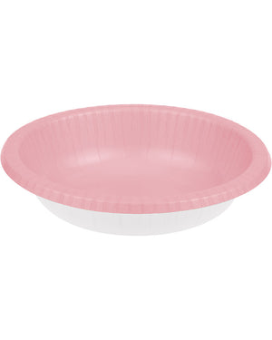 Classic Pink Paper Bowls 590ml Pack of 20