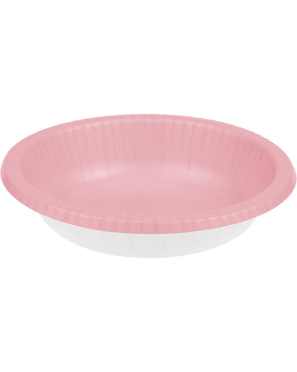 Classic Pink Paper Bowls 590ml Pack of 20