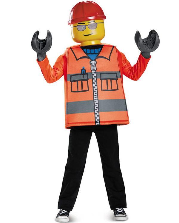 Lego Construction Worker Classic Boys Costume
