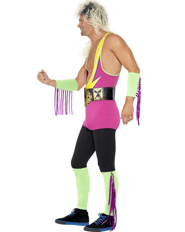 1980s Retro Wrestler Mens Costume