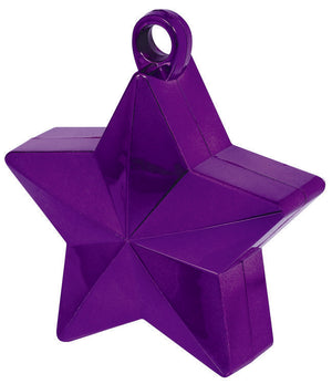 Purple Star Balloon Weight 170g