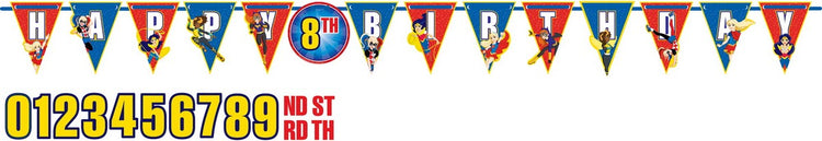 DC Super Hero Girls Jumbo Age Banner