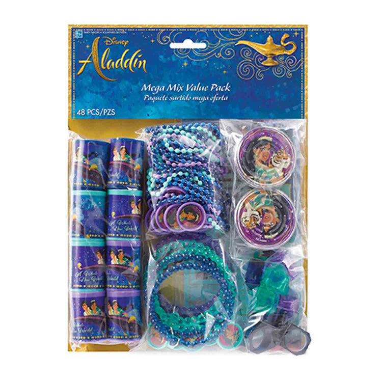 Aladdin Mega Mix Favors Value Pack Pack of 48