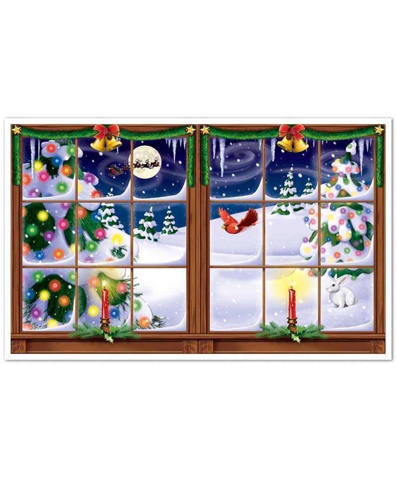Snowy Christmas Insta View Prop 1.6m