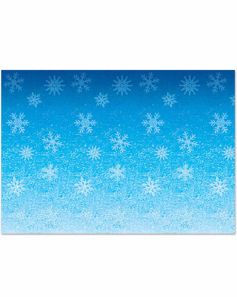 Snowflakes with Blue Backdrop 9m