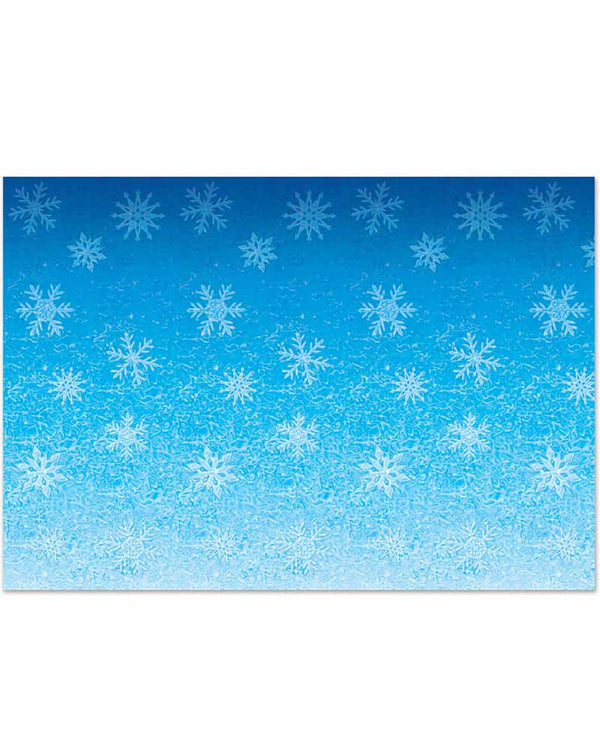 Snowflakes with Blue Backdrop 9m