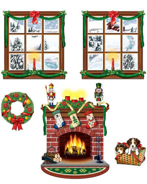 Christmas Cutout Indoor Props Pack of 5