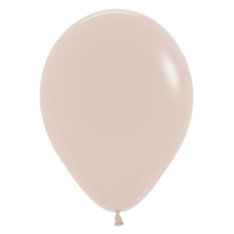 Sempertex 12cm Fashion White Sand Latex Balloons 071 Pack of 50