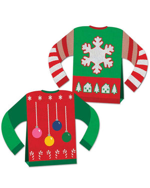Ugly Christmas Sweater 3D Table Centrepiece