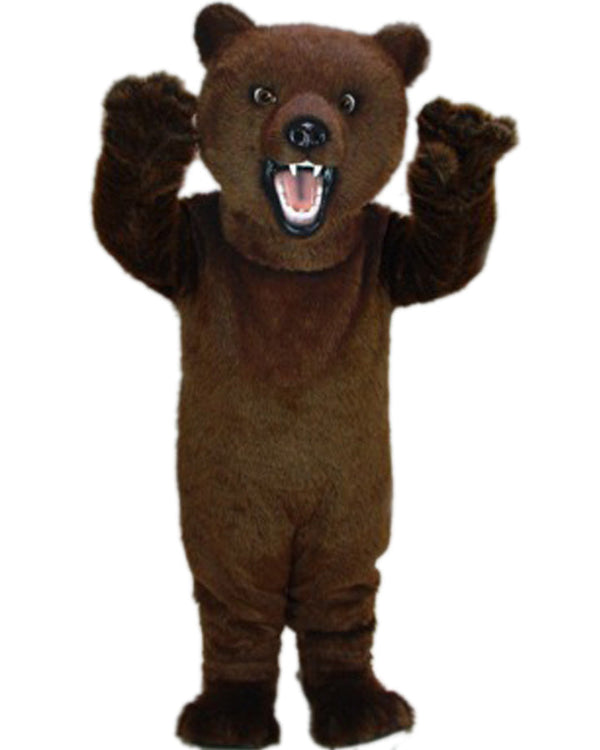 Fierce Grizzly Bear Professional Mascot Costume