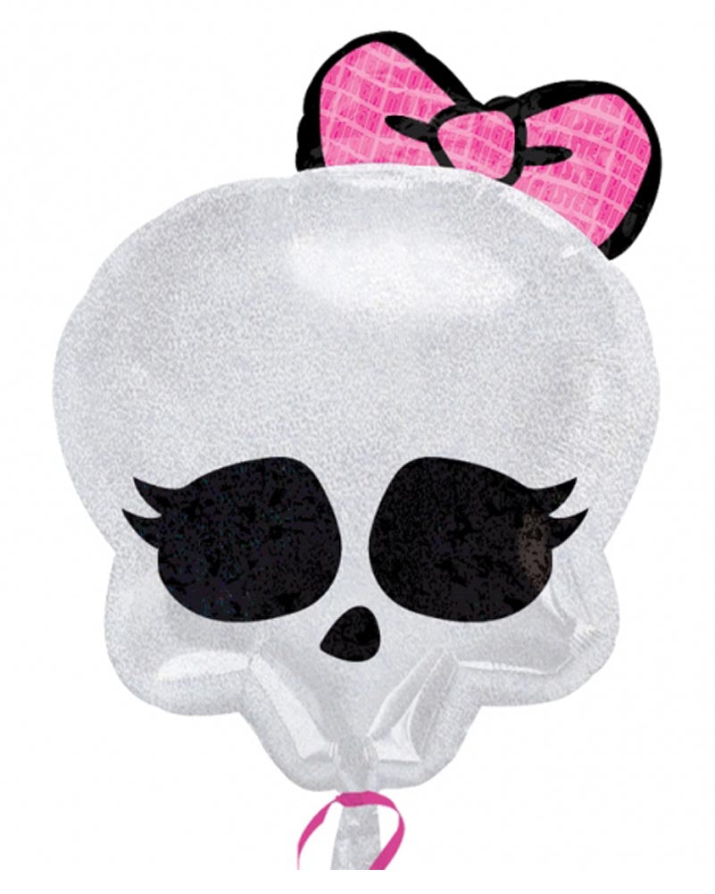 Monster High Skullette Shape Holographic Balloon For Halloween