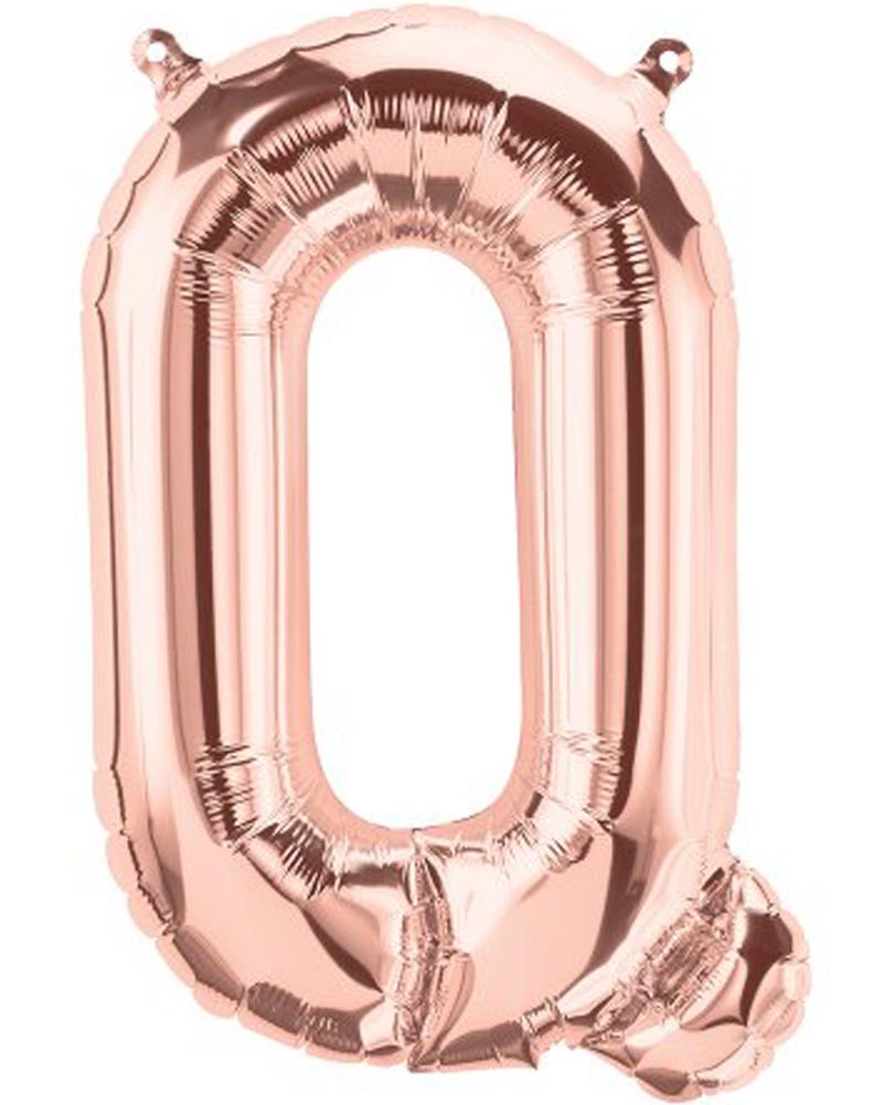 Rose Gold Letter Q Foil Balloon