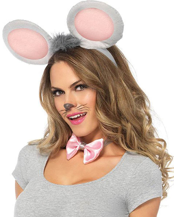 Mouse Adult Headband Tail and Bow Tie Kit