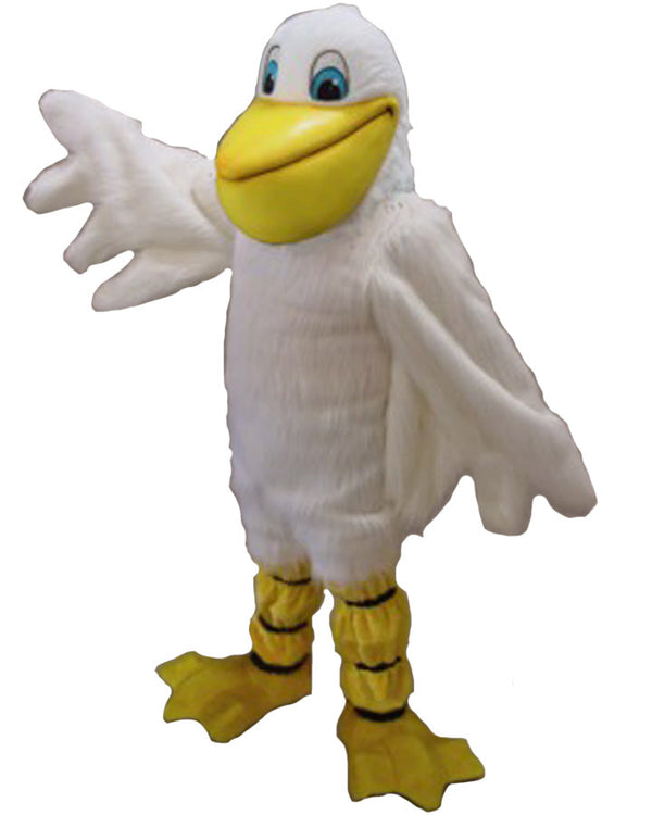 Yellow Beaked Pelican Professional Mascot Costume