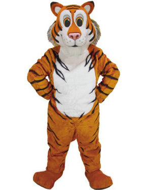 Friendly Tiger Professional Mascot Costume