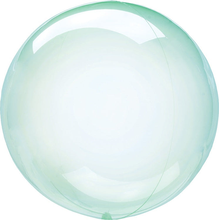 Crystal Clearz Petite Green Round Balloon S15