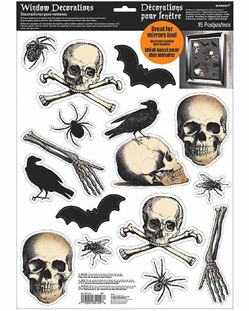 Boneyard Vinyl Window Decorations