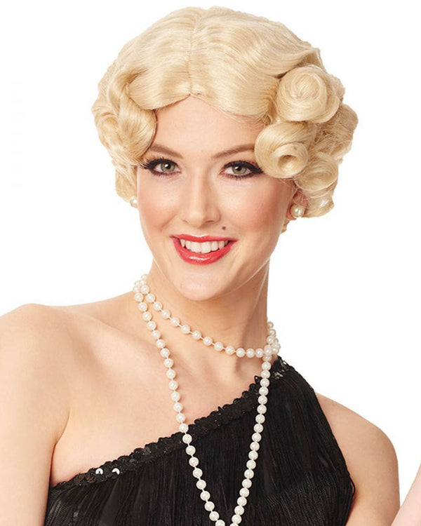 20s Daisy Flapper Blonde Wig