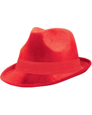Red Fedora Hat