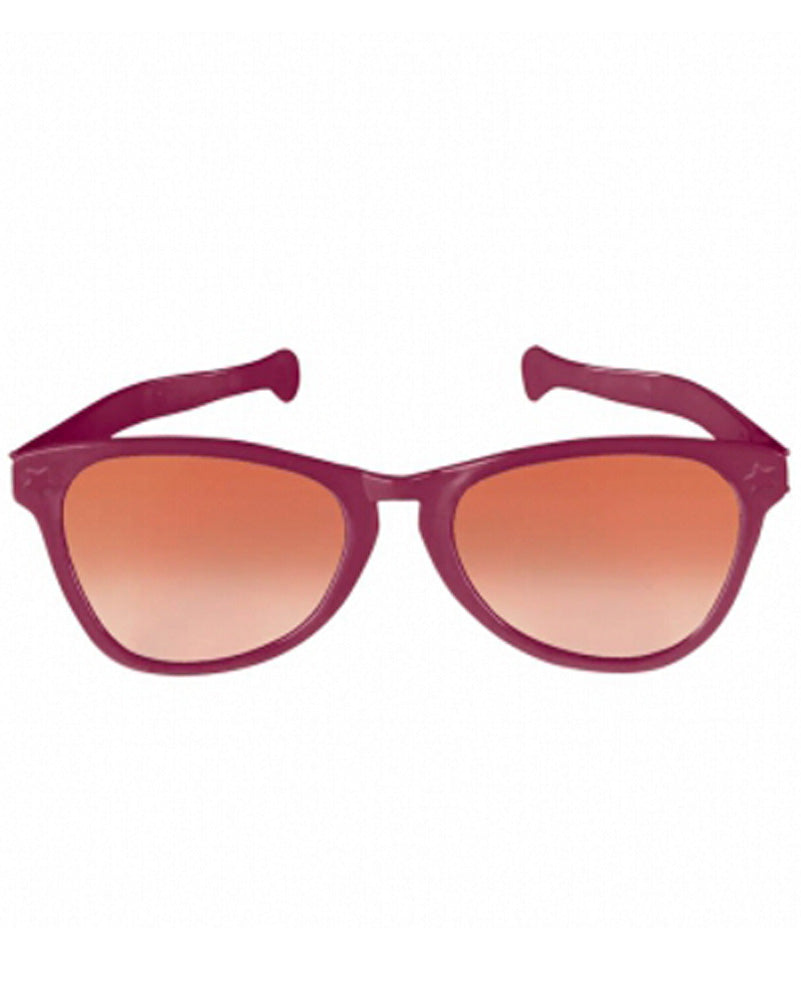 Burgundy Jumbo Glasses
