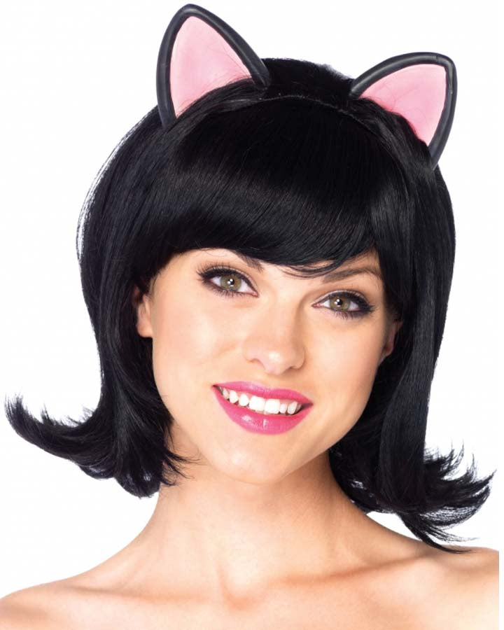 Kitty Kat Black Bob Wig
