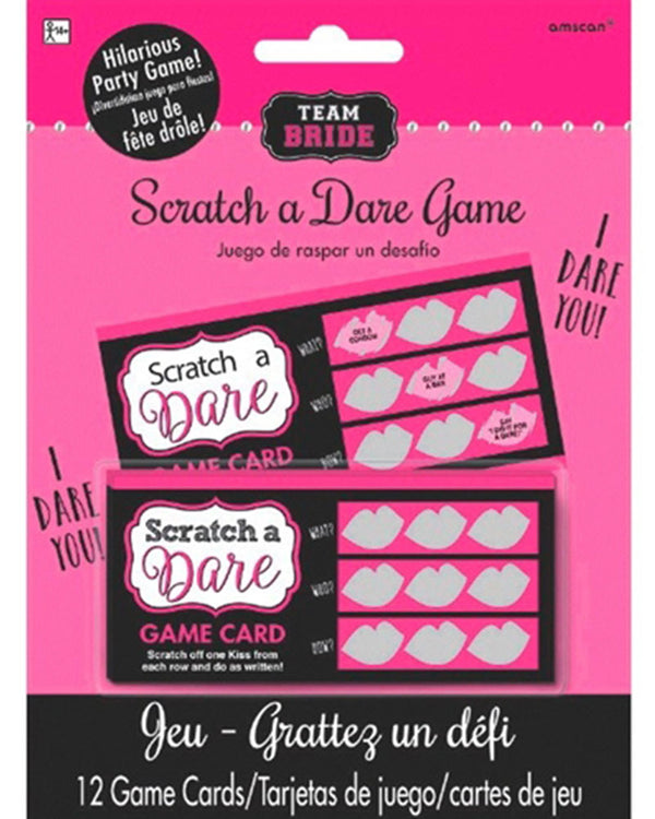 Bachelorette Party Dare Scratchies Pack of 12