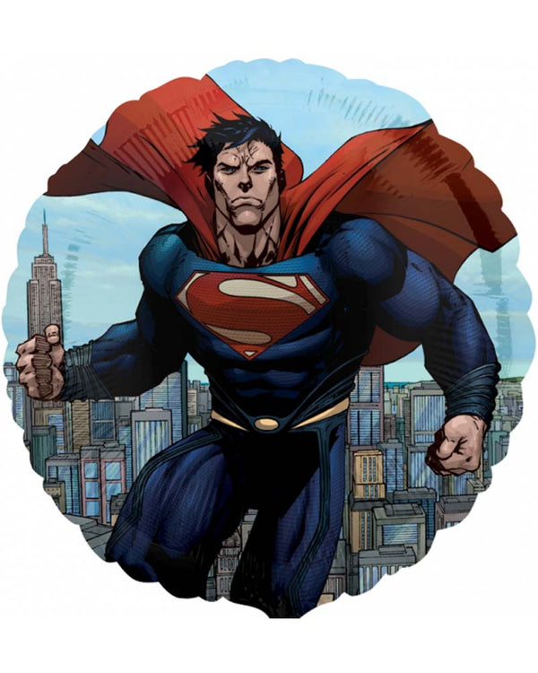 Superman Man of Steel Birthday Foil Balloon