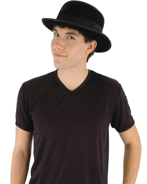 20s Black Bowler Hat