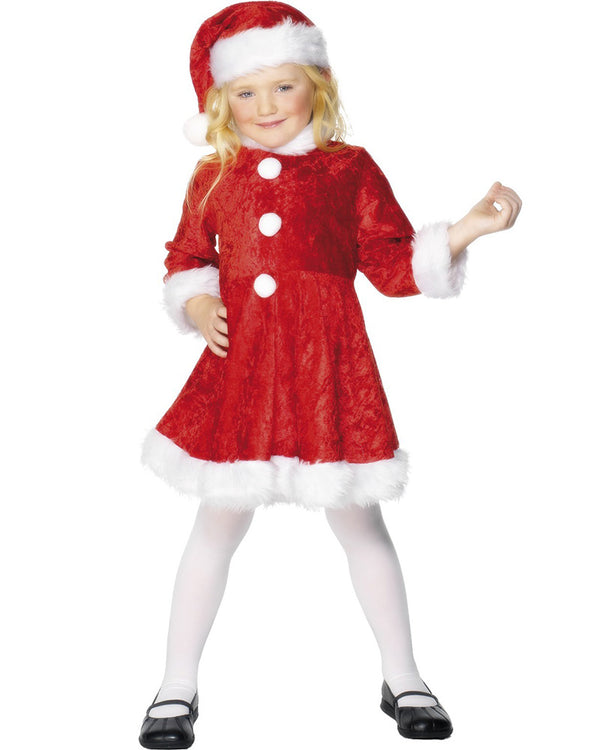 Mini Miss Santa Girls Christmas Costume