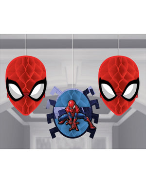 Spiderman Webbed Wonder Honeycomb Decorations