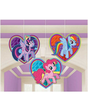 My Little Pony Honeycomb Decorations Pack of 3