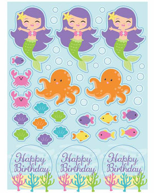 Mermaid Friends Stickers Pack of 4